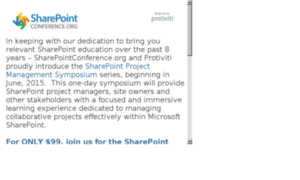 Sharepointconference.org thumbnail