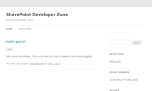 Sharepointdeveloperzone.com thumbnail