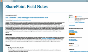 Sharepointfieldnotes.blogspot.de thumbnail