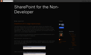 Sharepointforthenondeveloper.blogspot.com thumbnail