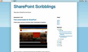 Sharepointscribblings.blogspot.com thumbnail