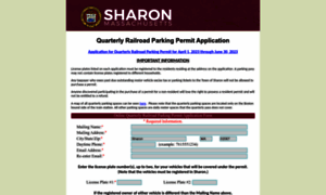 Sharonparking.cityhallsystems.com thumbnail