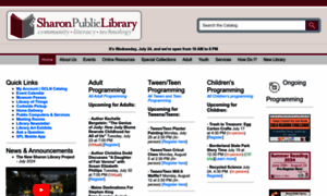 Sharonpubliclibrary.org thumbnail