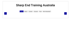 Sharp-end-training.com.au thumbnail