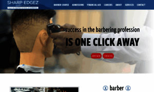 Sharpedgezbarberinstitute.com thumbnail