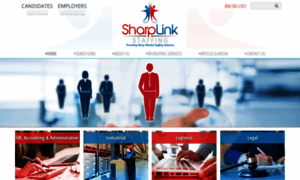 Sharplinkstaffing.com thumbnail