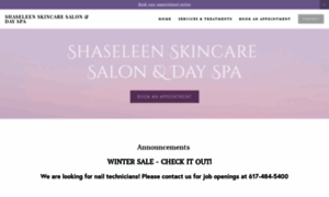 Shaseleenskincaresalonanddayspa.com thumbnail