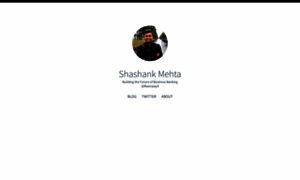 Shashankmehta.in thumbnail