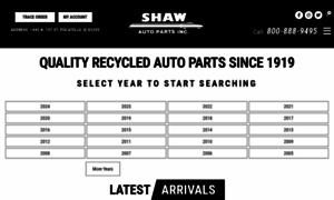 Shawautoparts.com thumbnail