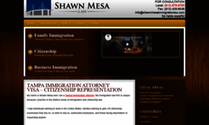 Shawnmesaimmigrationlaw.com thumbnail