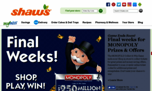 Shaws.playmonopoly.us thumbnail