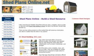 Shed-plans-online.net thumbnail