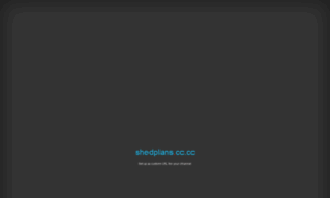 Shedplans.co.cc thumbnail