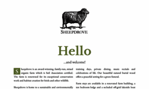 Sheepdrove.com thumbnail