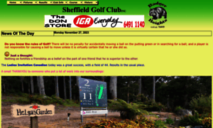 Sheffieldgolfclub.net.au thumbnail