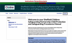 Sheffieldscb.proceduresonline.com thumbnail