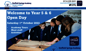 Sheffieldsprings-academy.org thumbnail