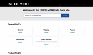 Shehvoo.helpscoutdocs.com thumbnail