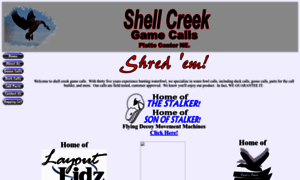 Shellcreekgamecalls.com thumbnail