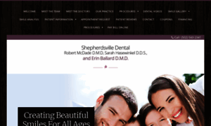 Shepherdsvilledental.com thumbnail