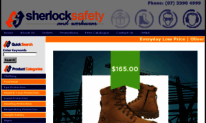 Sherlocksafetyworkwear.com.au thumbnail