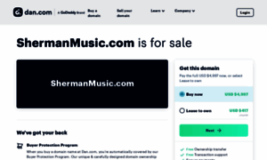 Shermanmusic.com thumbnail