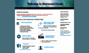 Sherwoodforesthoa.jimdo.com thumbnail