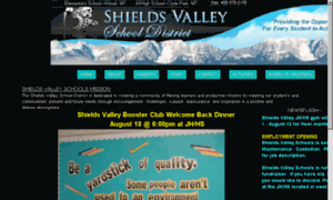 Shieldsvalleyschools.org thumbnail