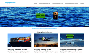 Shippingbatteries.com thumbnail