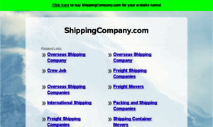 Shippingcompany.com thumbnail