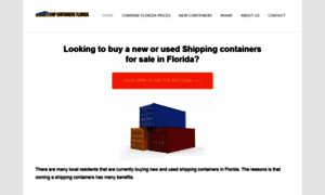 Shippingcontainerflorida.com thumbnail