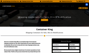 Shippingcontainerking.com.au thumbnail