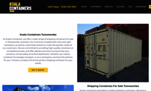 Shippingcontainersforsaletoowoomba.com.au thumbnail