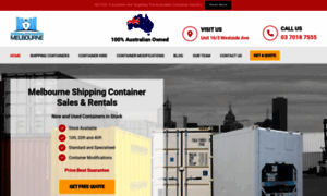 Shippingcontainersmelbourne.com.au thumbnail