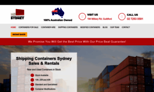 Shippingcontainerssydney.com.au thumbnail