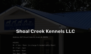 Shoalcreekkennelsllc.com thumbnail