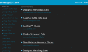 Shoebags2013.com thumbnail