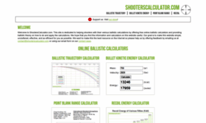 Shooterscalculator.com thumbnail