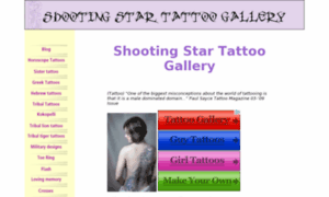 Shooting-star-tattoo-gallery.com thumbnail