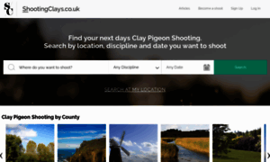 Shootingclays.co.uk thumbnail