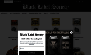 Shop.blacklabelsociety.com thumbnail