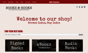 Shop.booksandbooks.com thumbnail