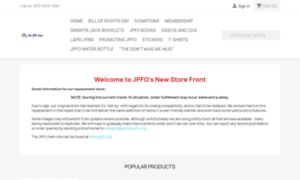 Shop.jpfo.org thumbnail