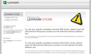 Shop.lexmark.com thumbnail