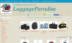 Shop.luggageparadise.com thumbnail