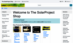 Shop.solarproject.co.uk thumbnail