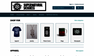 Shop.supernaturalsickness.com thumbnail