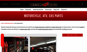 Shop.westernhonda.com thumbnail