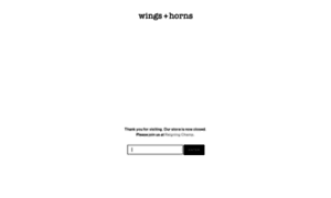 Shop.wingsandhorns.com thumbnail