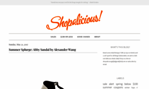 Shopaliciousblog.blogspot.com thumbnail